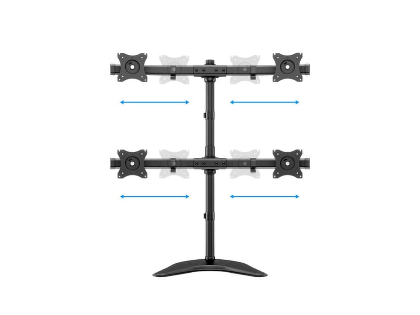 Multibrackets M Deskstand Basic Quad
