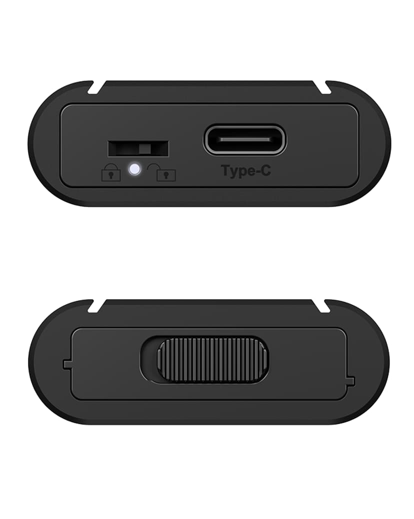 Icy Box IB-1807MT-C31 SSD kabinet Sort M.2