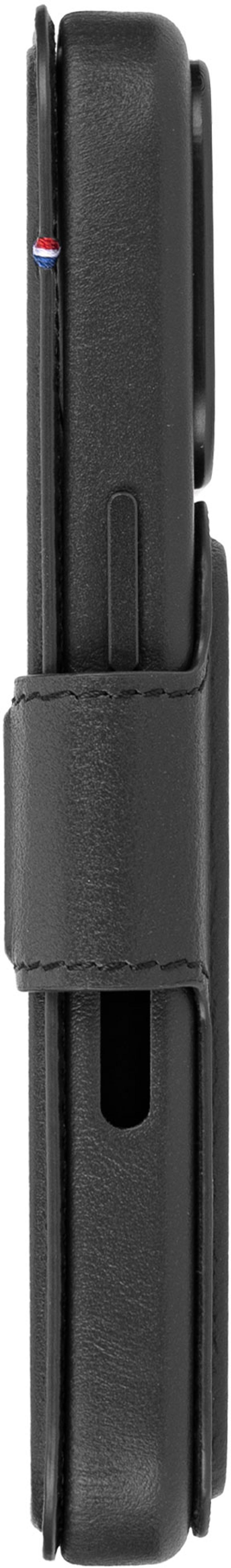 Decoded Leather Detachable Wallet iPhone 17 Musta