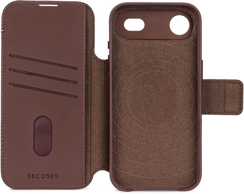 Decoded Leather Detachable Wallet iPhone Air Brun