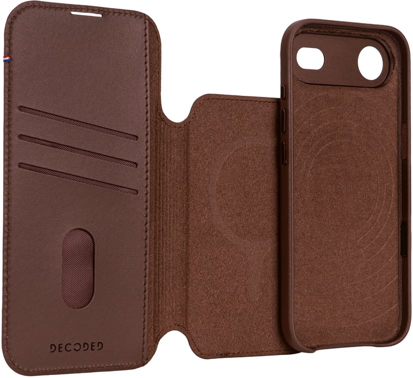 Decoded Leather Detachable Wallet iPhone Air Brun