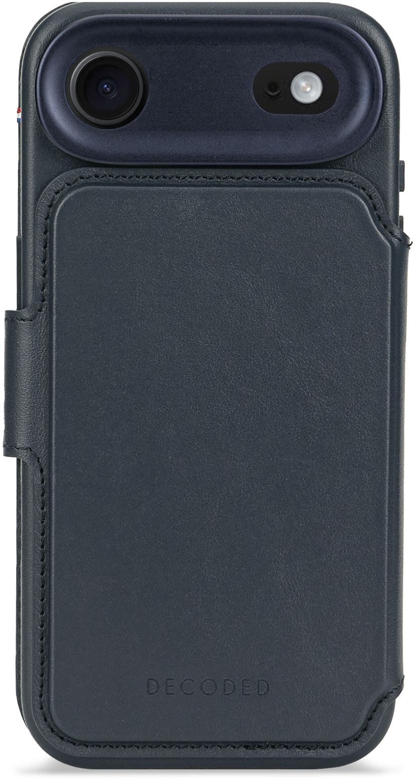 Decoded Leather Detachable Wallet iPhone Air Marineblauw