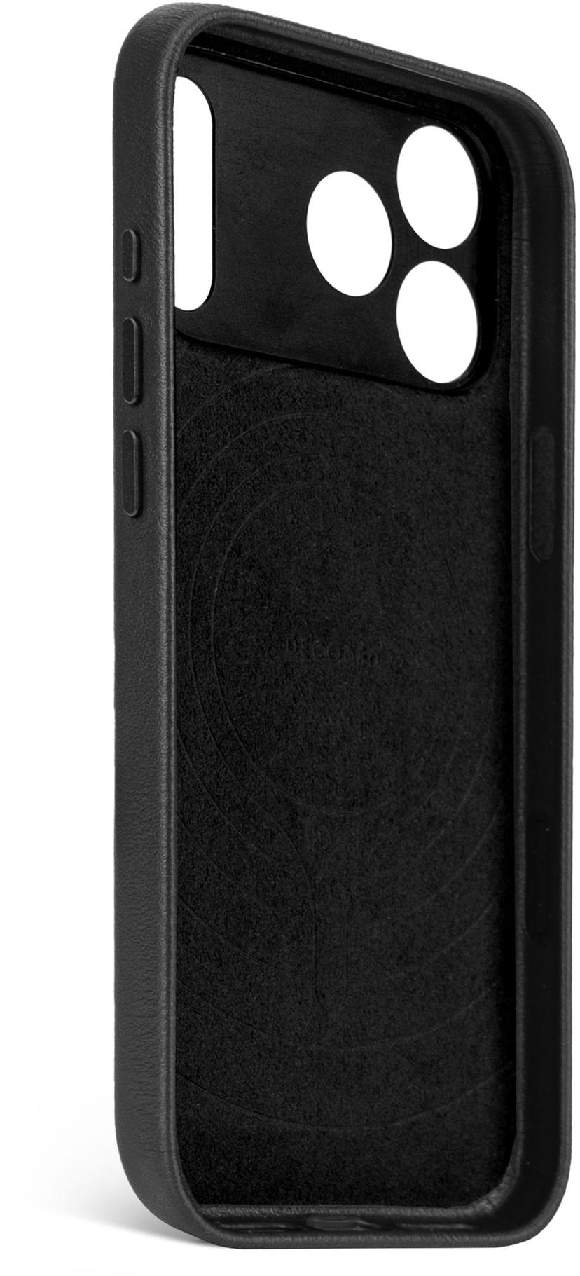 Decoded Leather Backcover iPhone 17 Pro Max Svart