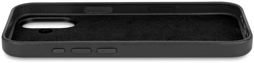 Decoded Leather Backcover iPhone 17 Sort