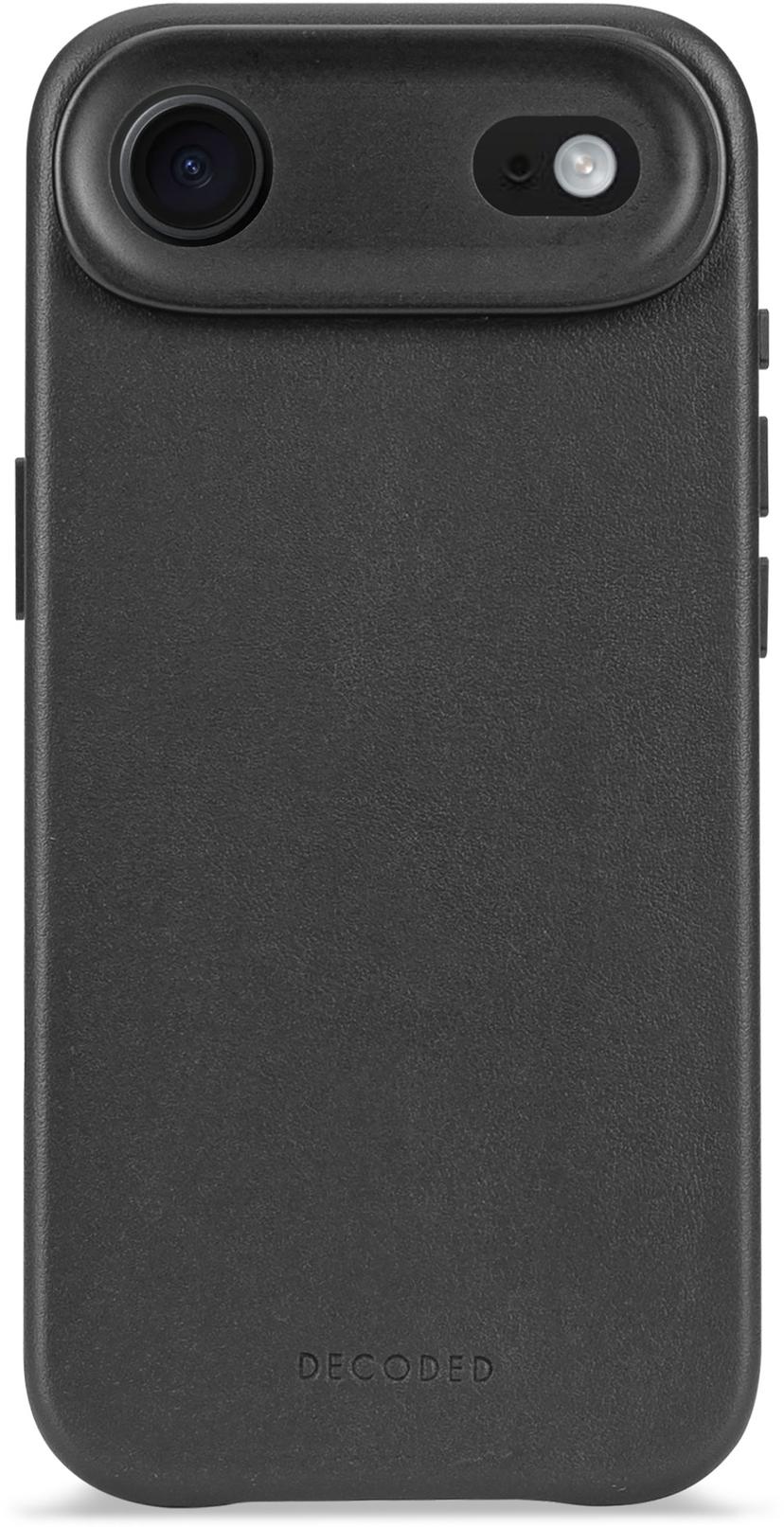 Decoded Leather Backcover iPhone Air Svart