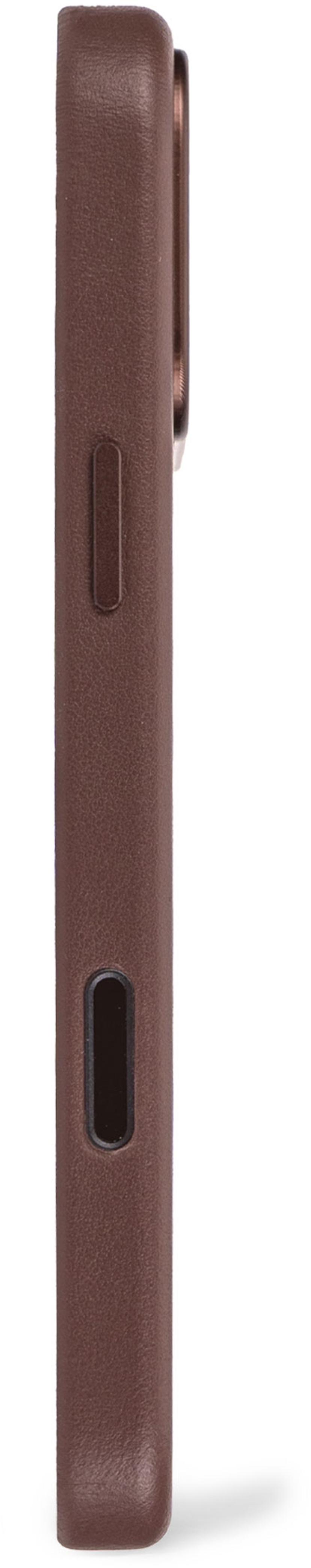 Decoded Leather Backcover iPhone 17 Pro Max Ruskea