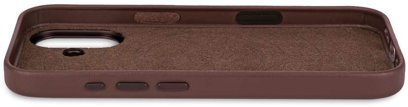 Decoded Leather Backcover iPhone 17 Ruskea