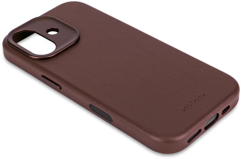 Decoded Leather Backcover iPhone 17 Brun