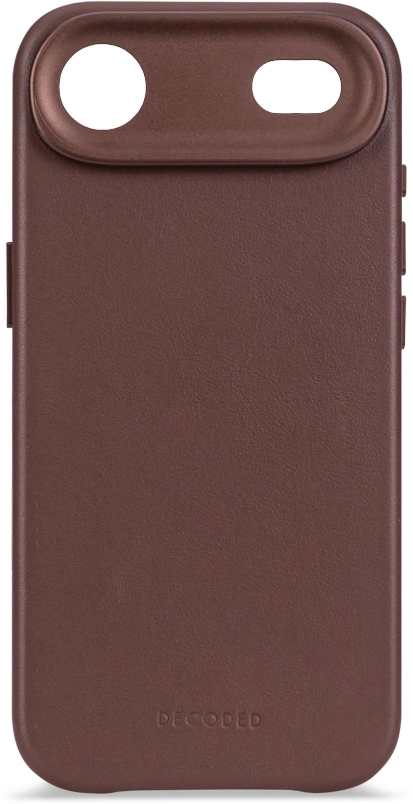 Decoded Leather Backcover iPhone Air Ruskea