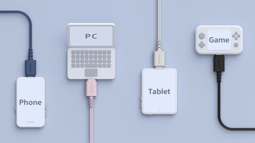 Sony IER‑EX15C Stereo USB-C Lyserød