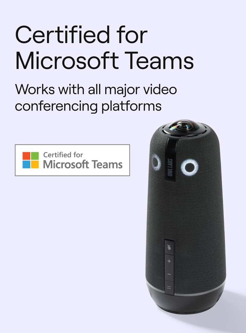 Owl Labs Meeting Owl 4+ - 360° smartkamera for videokonferanser