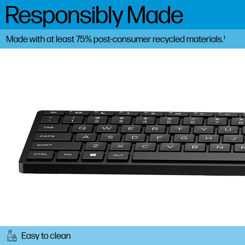 HP 320 Mouse and Keyboard Combo Kabel Nordisk