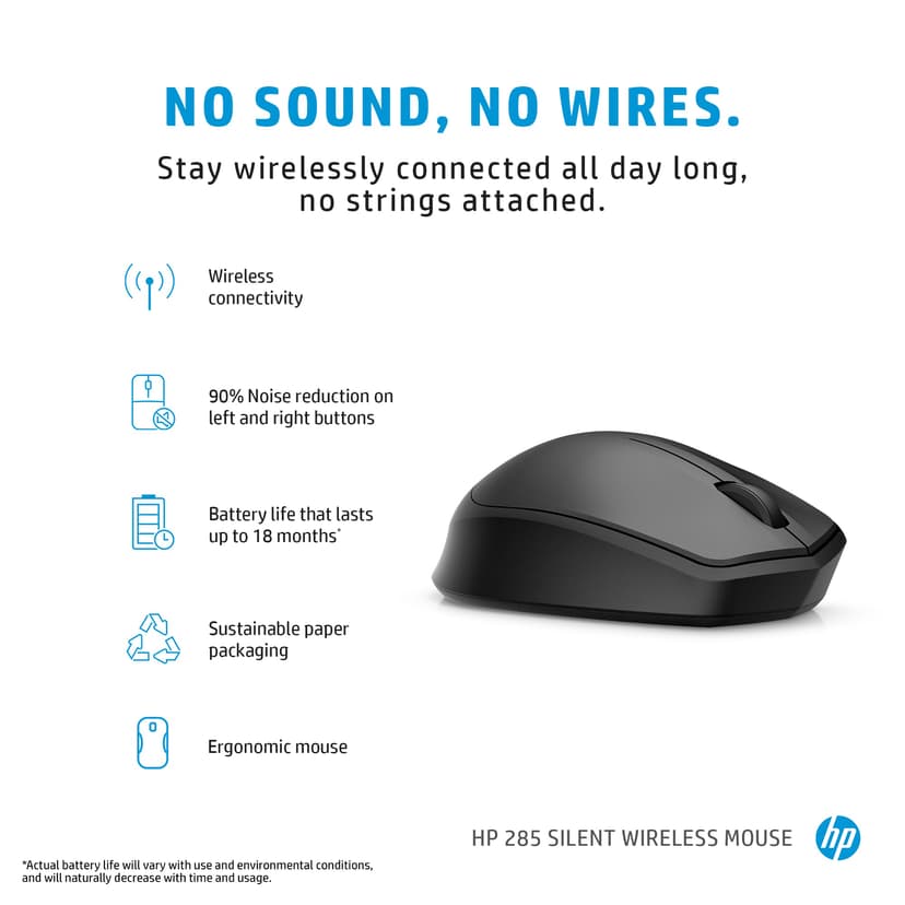 HP 355 kompakt Bluetooth-tastatur for flere enheter Trådløs