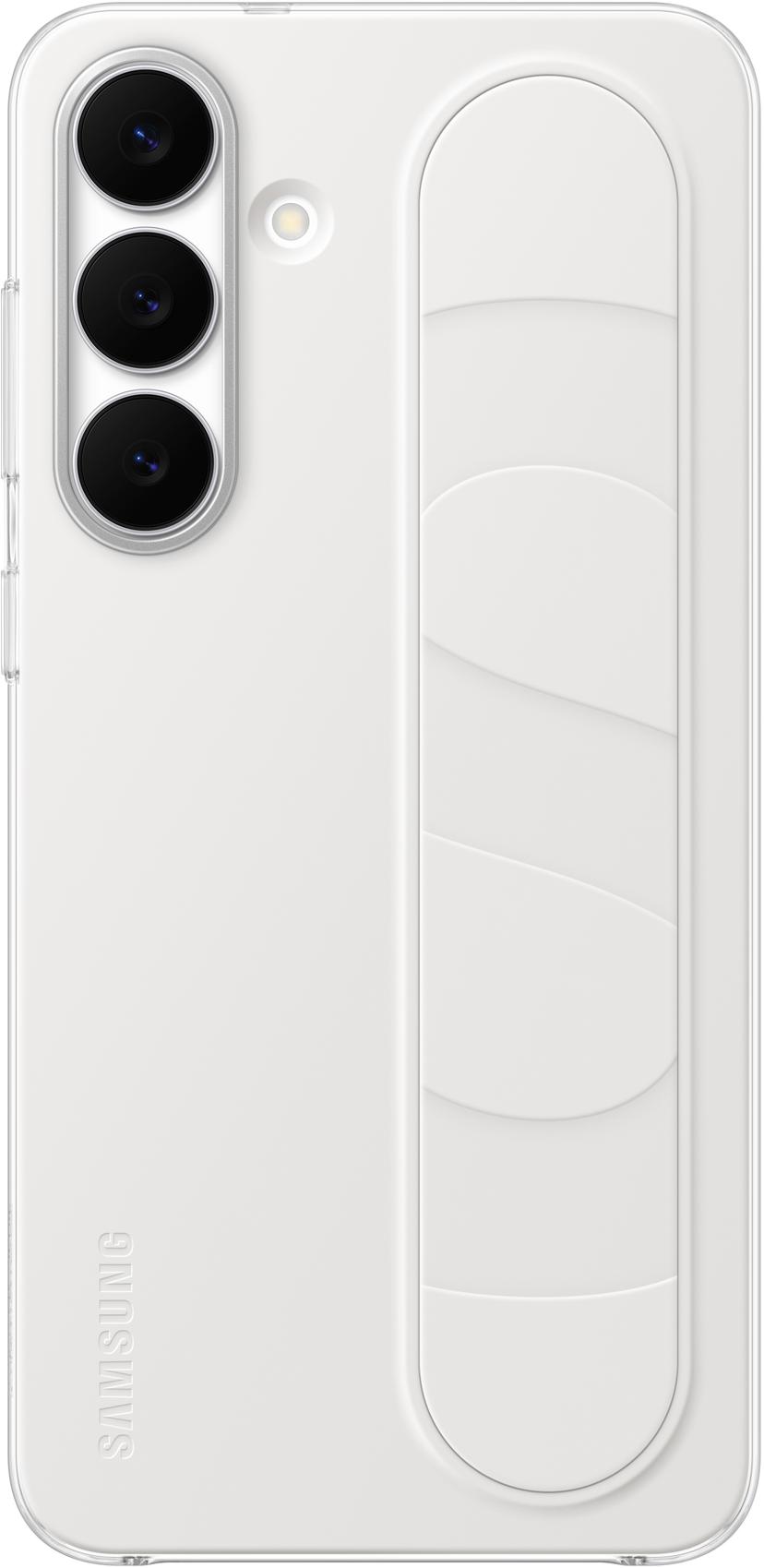 Samsung Standing Grip Case Samsung Galaxy S25 FE Hvit