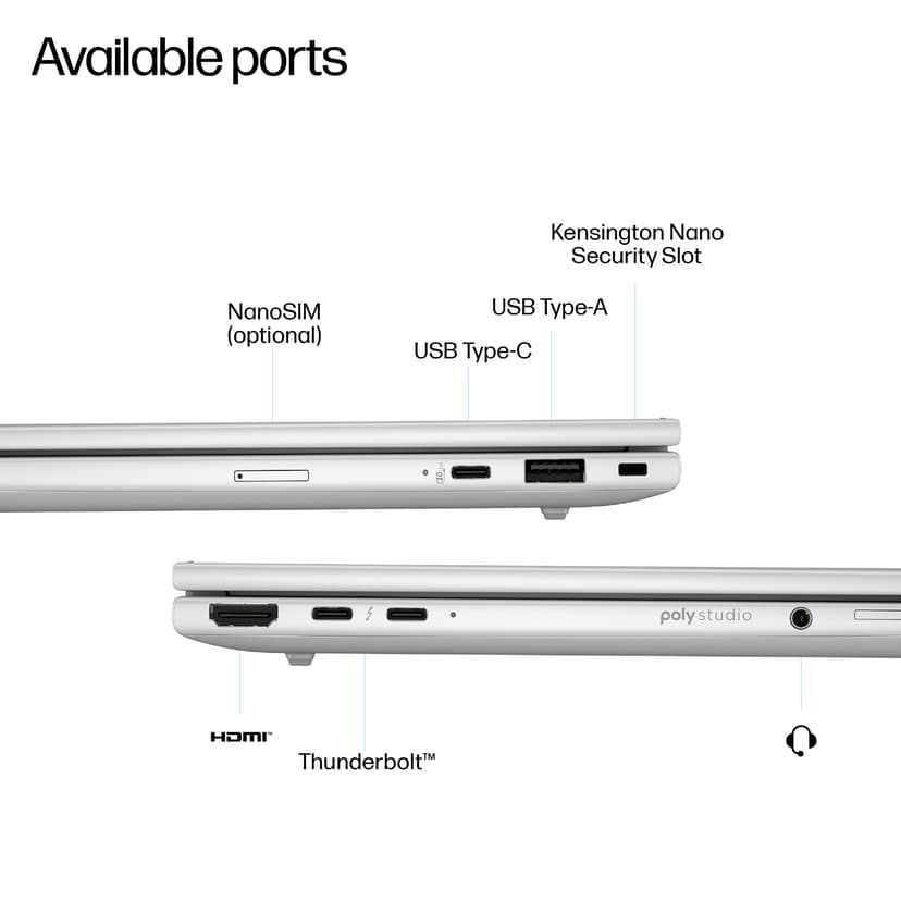 HP EliteBook 8 G1i Intel Core Ultra 5 32GB 512GB 14"
