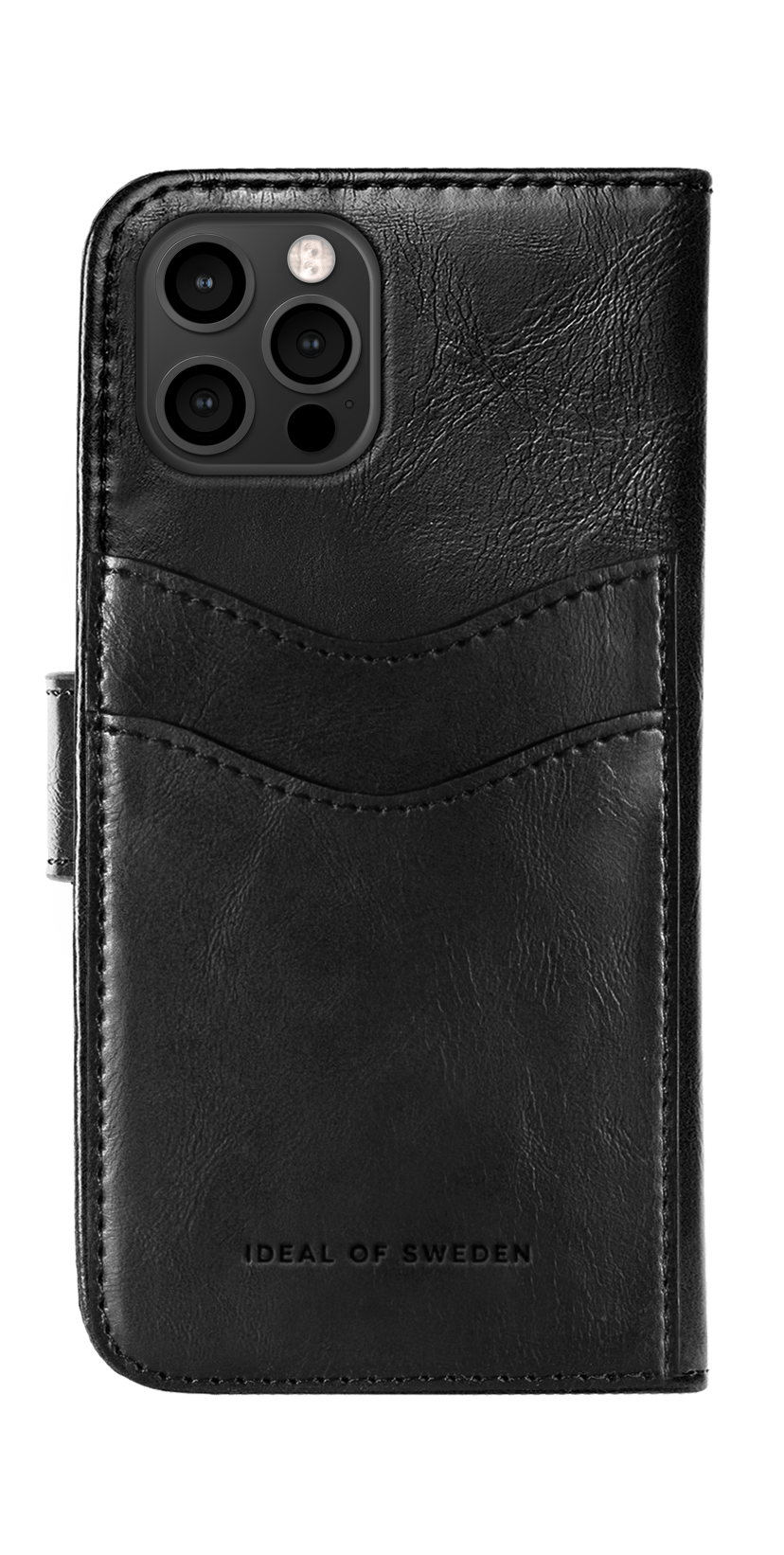 iDeal of Sweden Magnet Wallet+ Läppäkansi Matkapuhelimelle iPhone 12, iPhone 12 Pro Musta