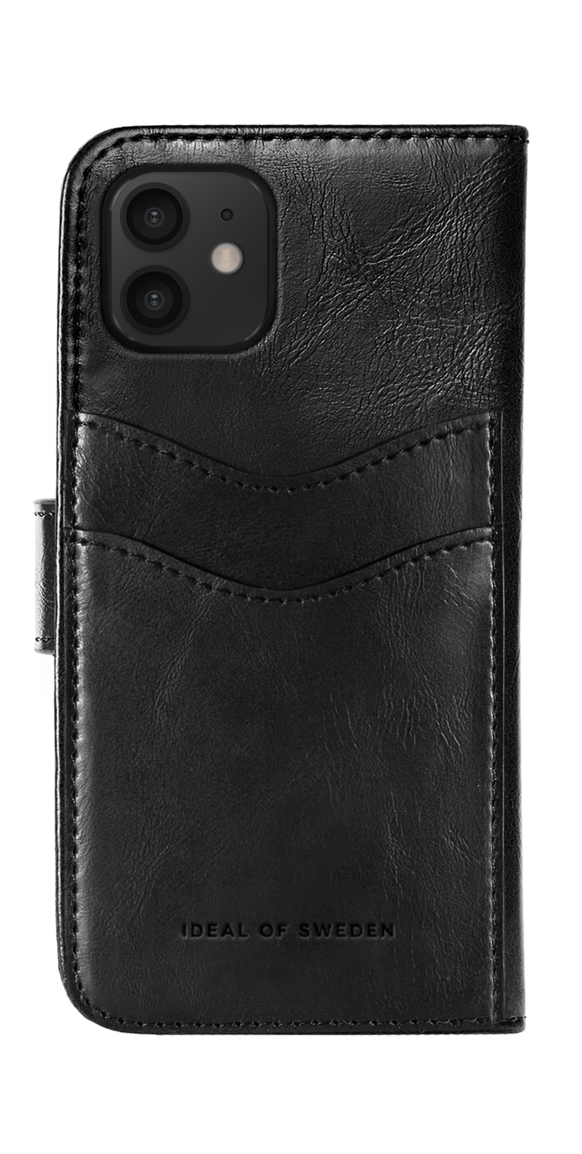 iDeal of Sweden Magnet Wallet+ Vippedeksel For Mobiltelefon iPhone 12, iPhone 12 Pro Svart