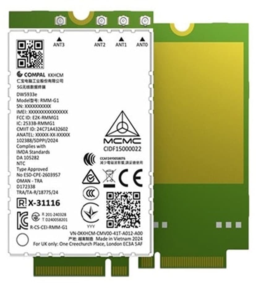 Dell DW5933E WWAN Upgrade
