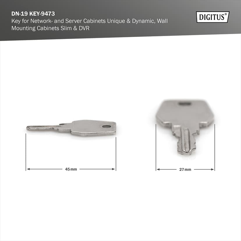 Digitus DN-19 KEY-9473 rack tillbehör