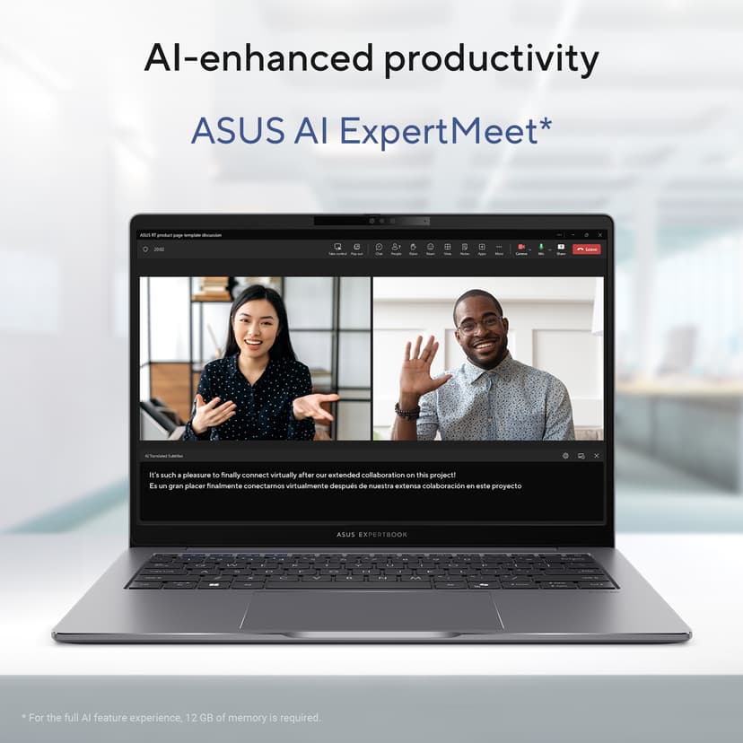 ASUS ExpertBook P3 Intel Core i5 16GB 256GB 14"