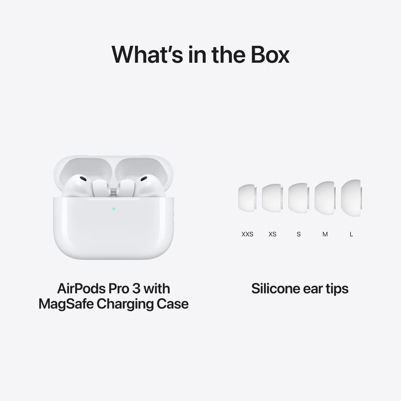 Apple AirPods Pro 3  - (Löytötuote luokka 2) Stereo Valkoinen