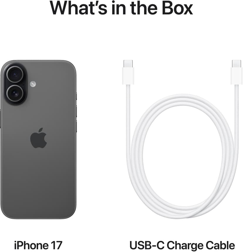 Apple iPhone 17 512GB Svart
