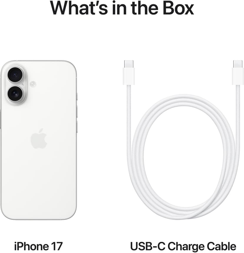 Apple iPhone 17 512GB Hvid