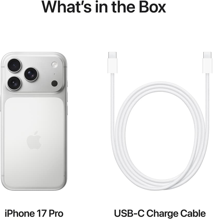 Apple iPhone 17 Pro 512GB Zilver (MG8K4ZD/A)
