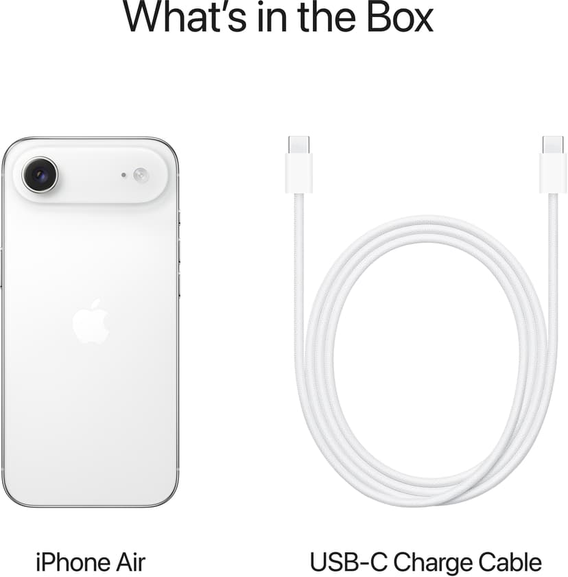 Apple iPhone Air 512GB Hvid