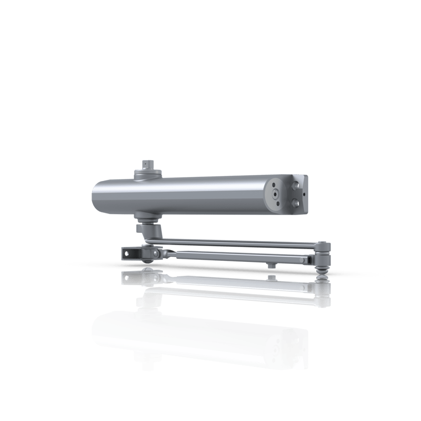 Ubiquiti UACC-DoorCloser Universal Ytmonterad dörrstängare (standardarm) Grå