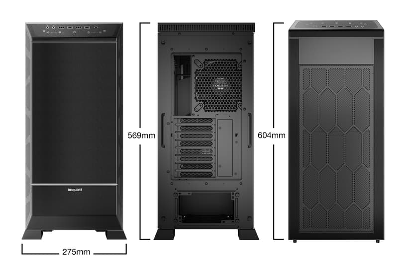 be quiet! DARK BASE PRO 901 | Black Full Tower Svart Full Tower Svart