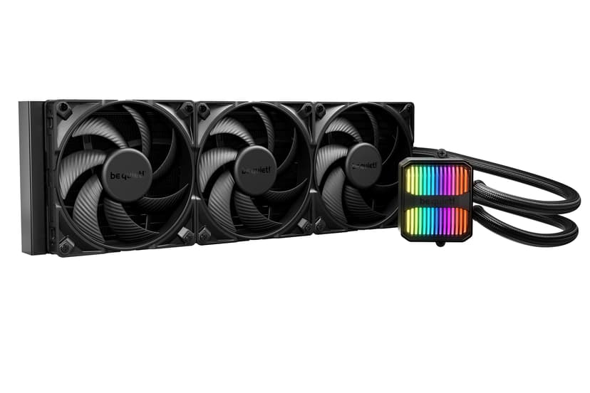be quiet! Silent Loop 3 420 mm Suoritin All-in-one-nesteenjäähdytin 14 cm musta 1 kpl AiO -nesteenjäähdytin Musta