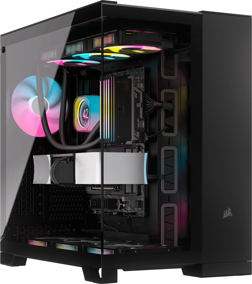 Corsair 6500X Glas Midi Tower Svart