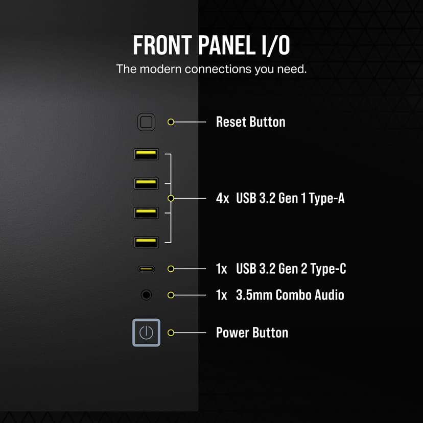 Corsair 6500X Glas Midi Tower Musta