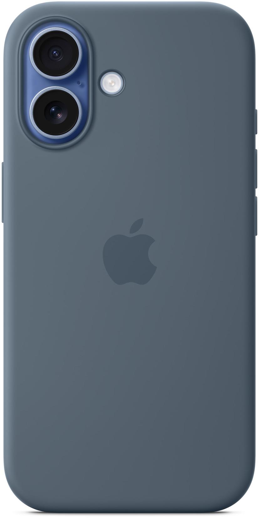 Apple Silicone Case With MagSafe iPhone 17 Blå
