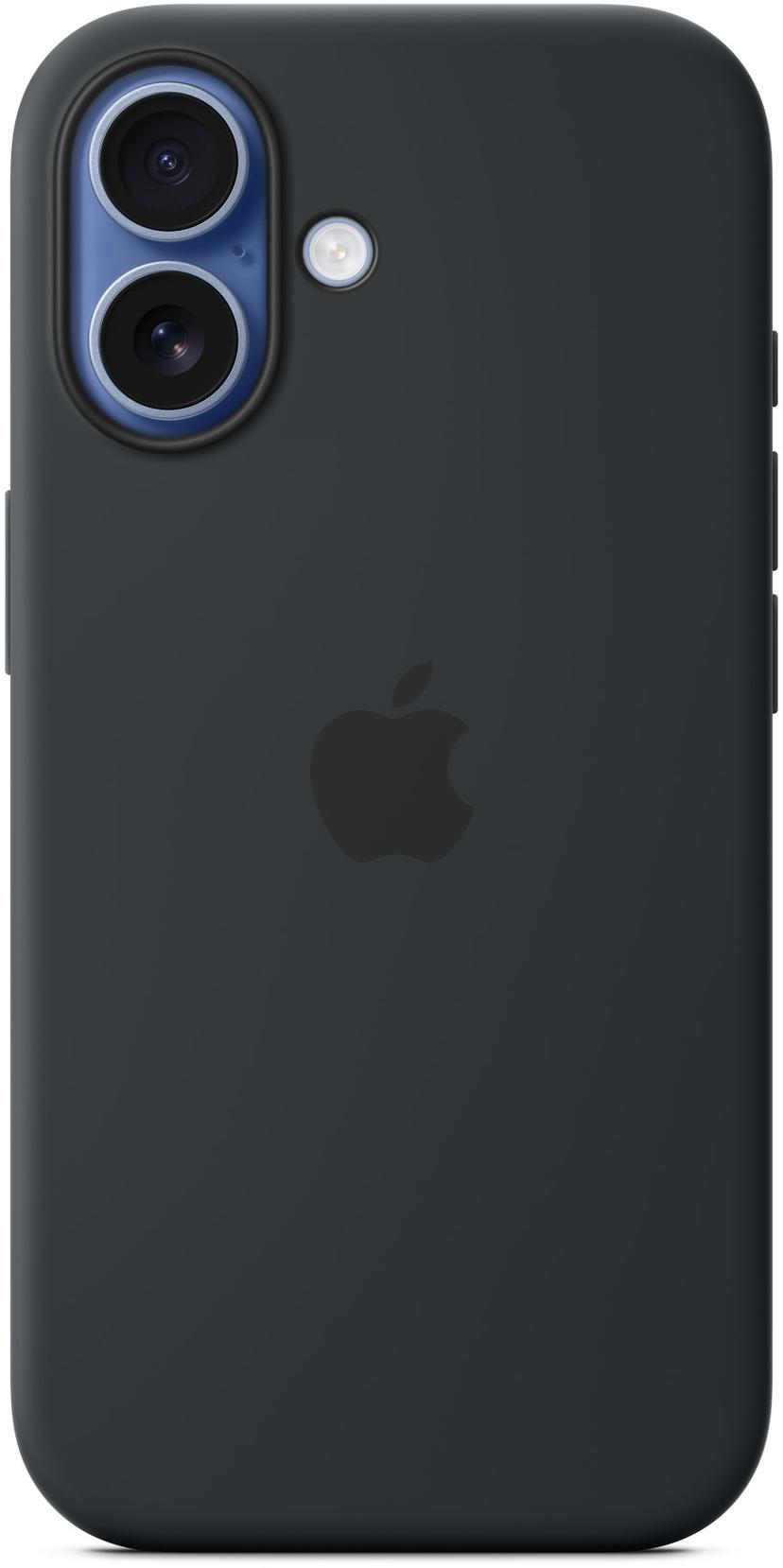 Apple Silicone Case With MagSafe iPhone 17 Zwart