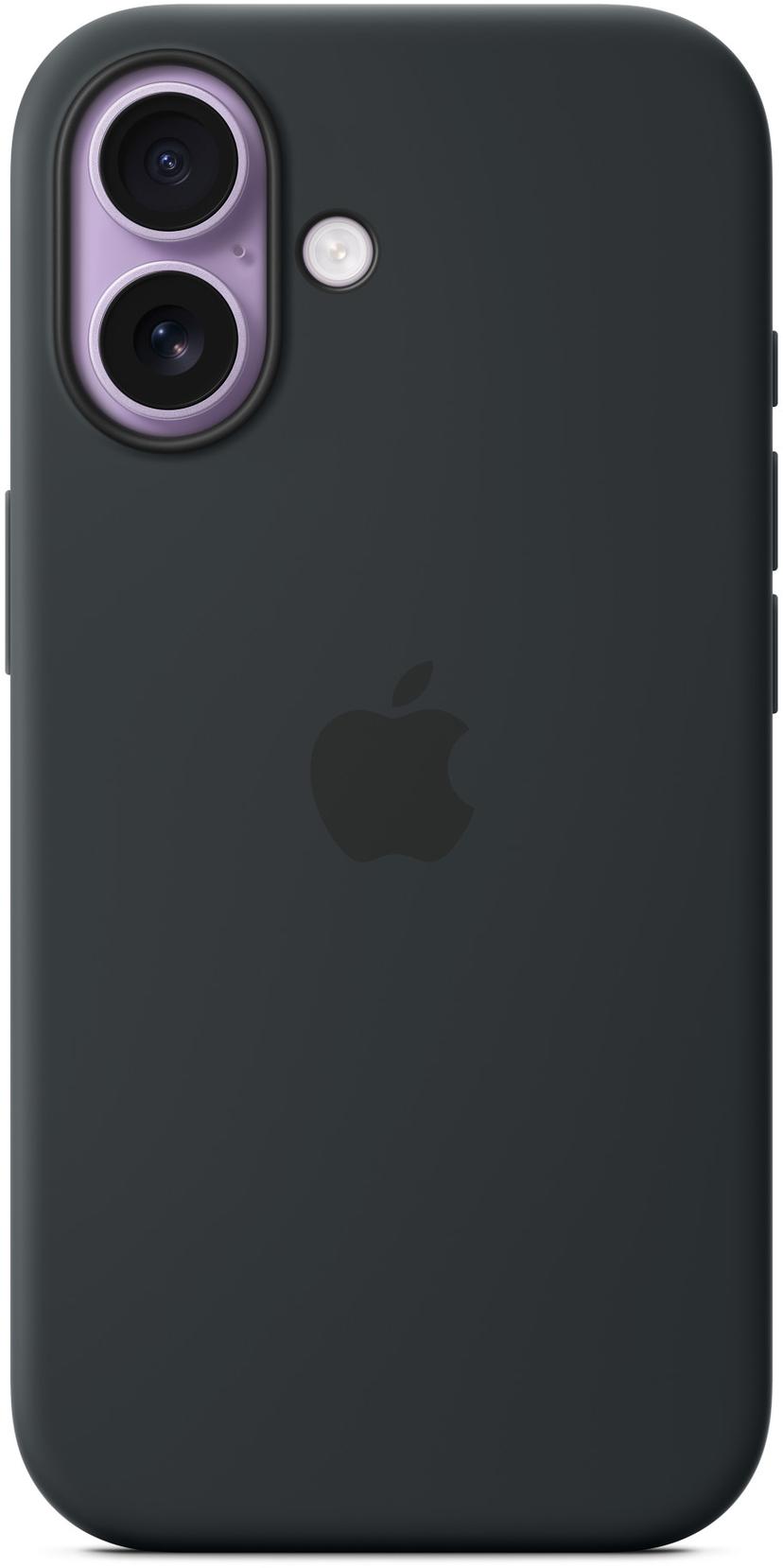 Apple Silicone Case With MagSafe iPhone 17 Svart