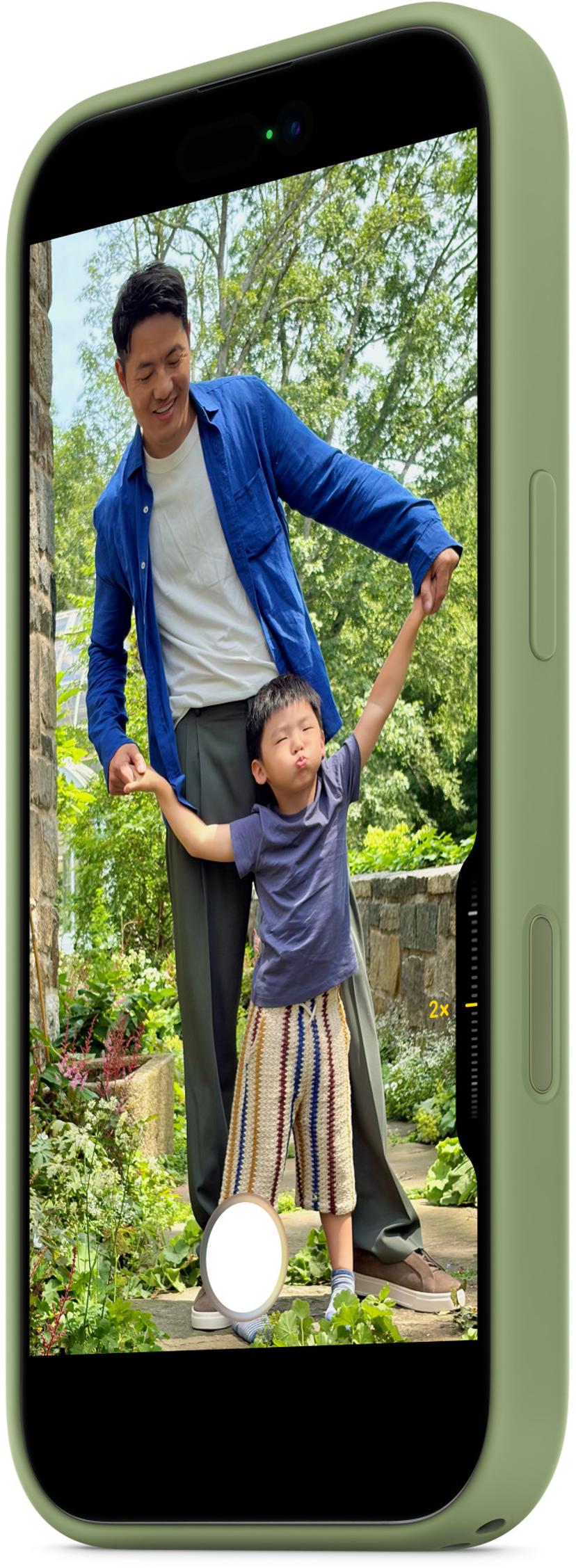 Apple Silicone Case iPhone 17 Vihreä