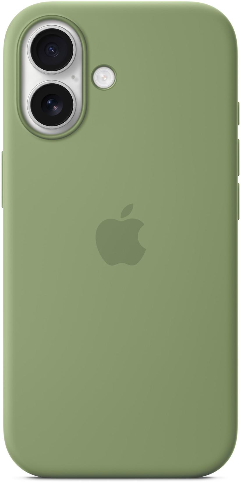 Apple Silicone Case With MagSafe iPhone 17 Groen