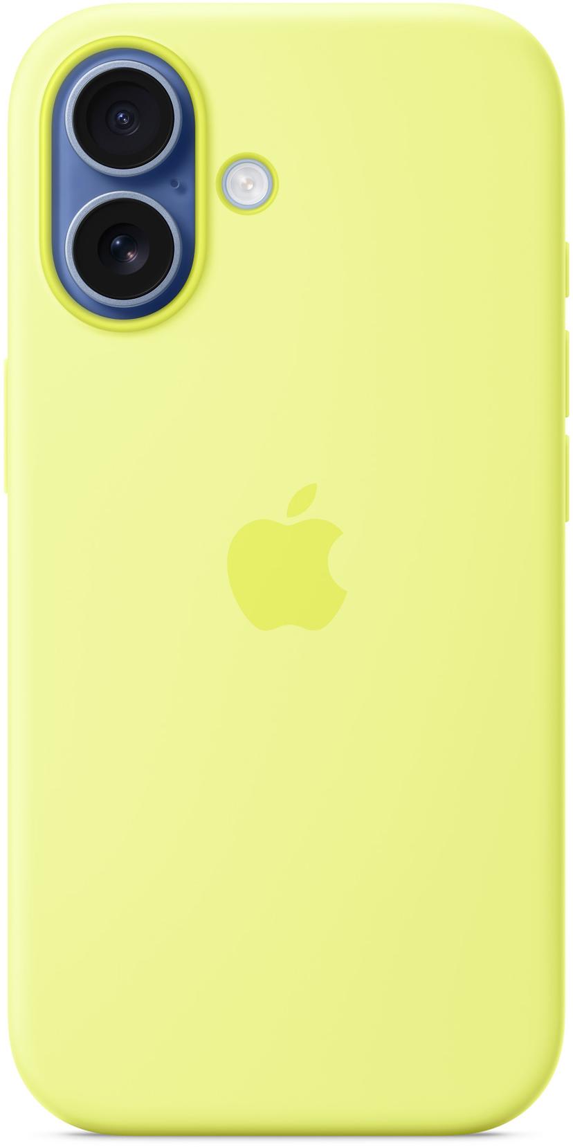 Apple Silicone Case With MagSafe iPhone 17 Gult