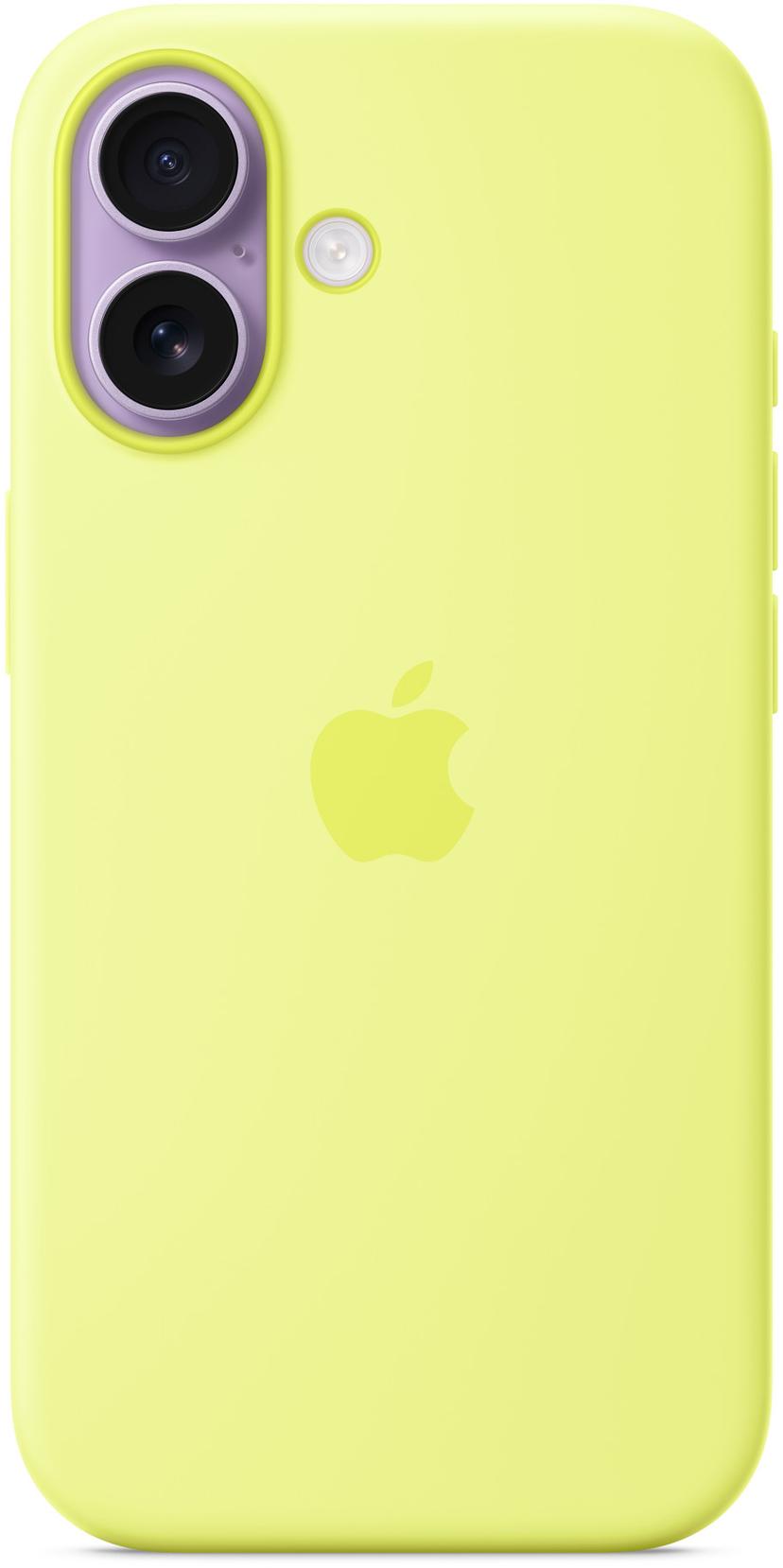 Apple Silicone Case With MagSafe iPhone 17 Gult