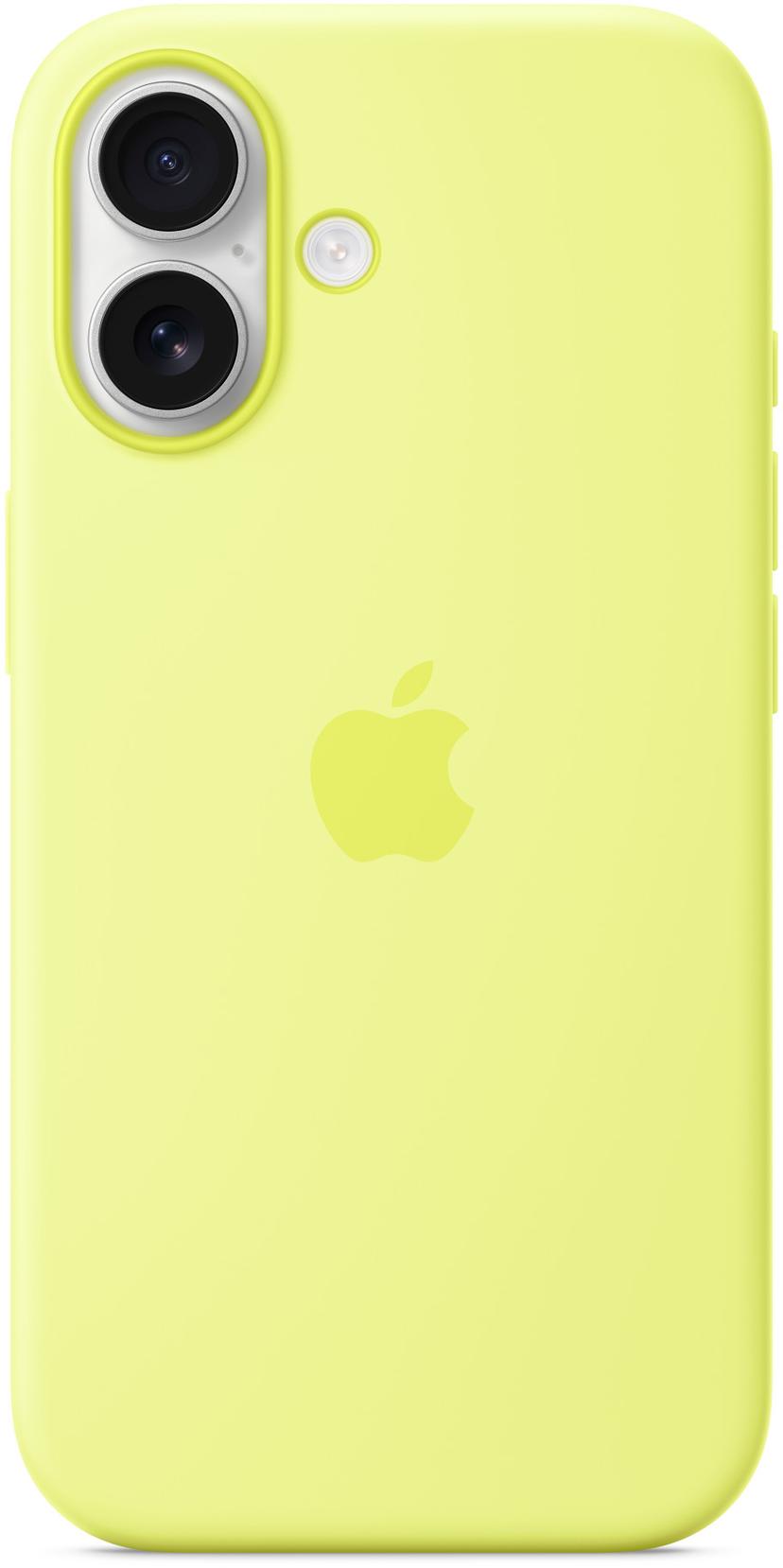 Apple Silicone Case With MagSafe iPhone 17 Gult