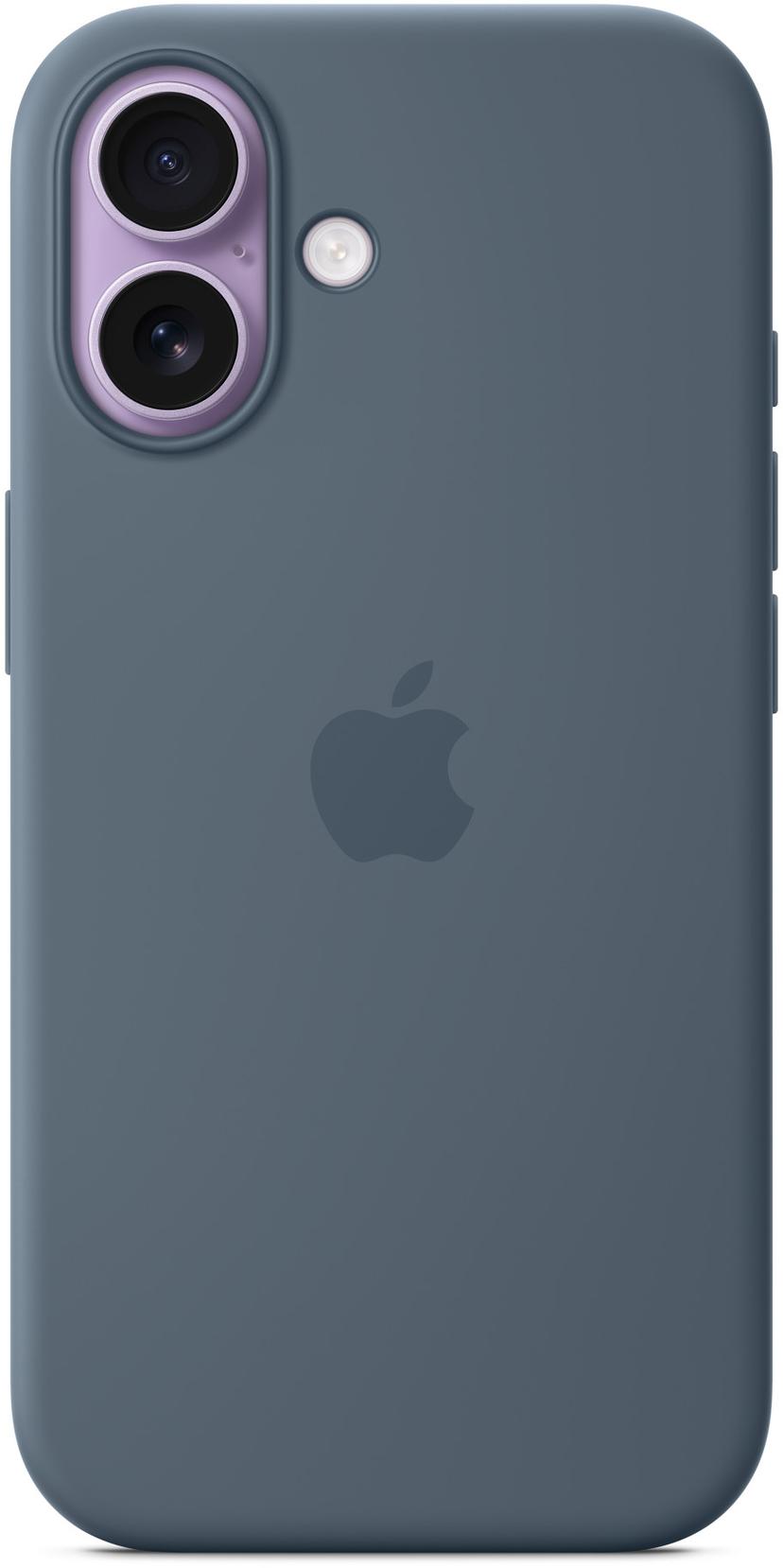 Apple Silicone Case With MagSafe iPhone 17 Sininen