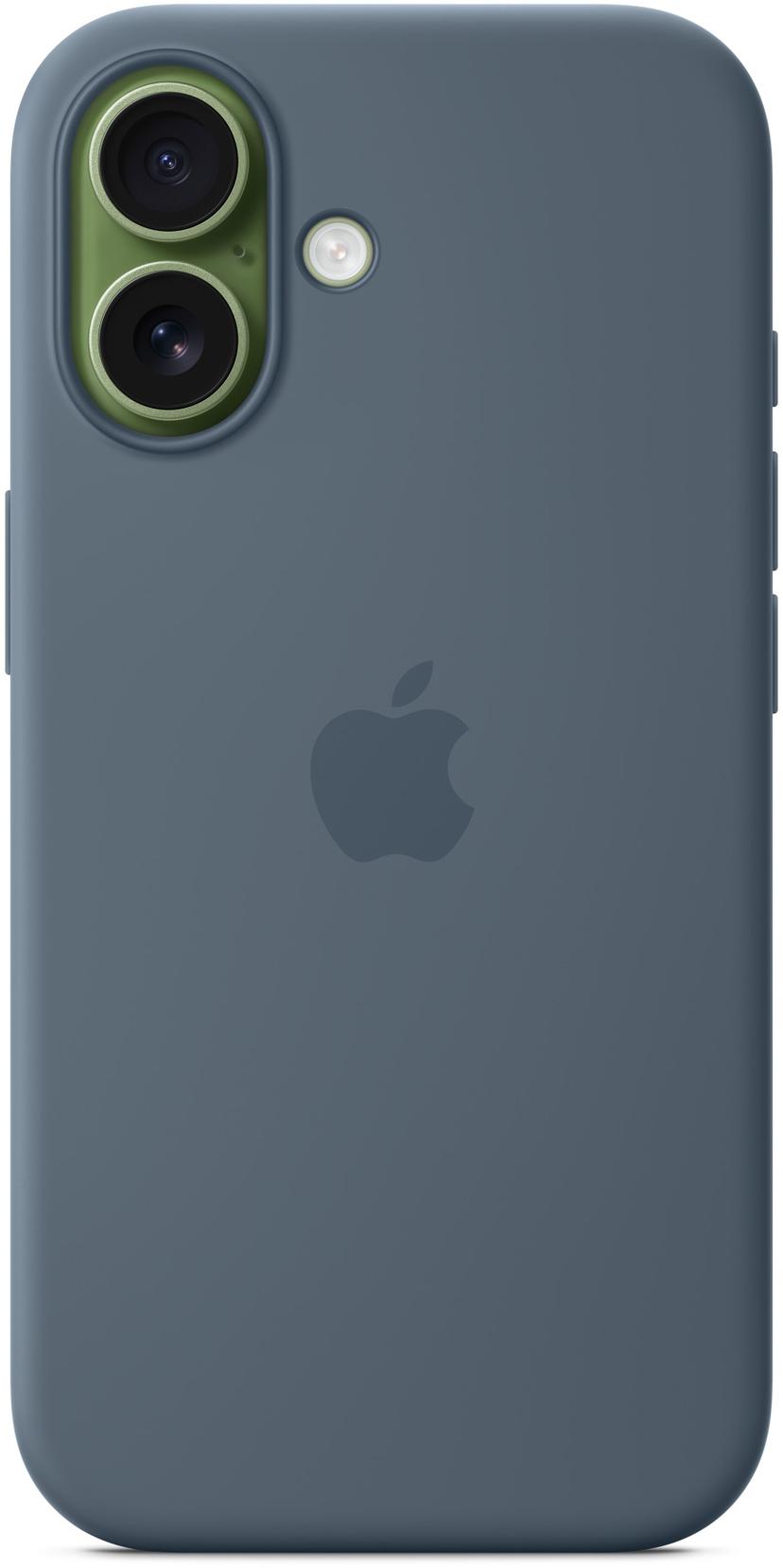 Apple Silicone Case With MagSafe iPhone 17 Blå