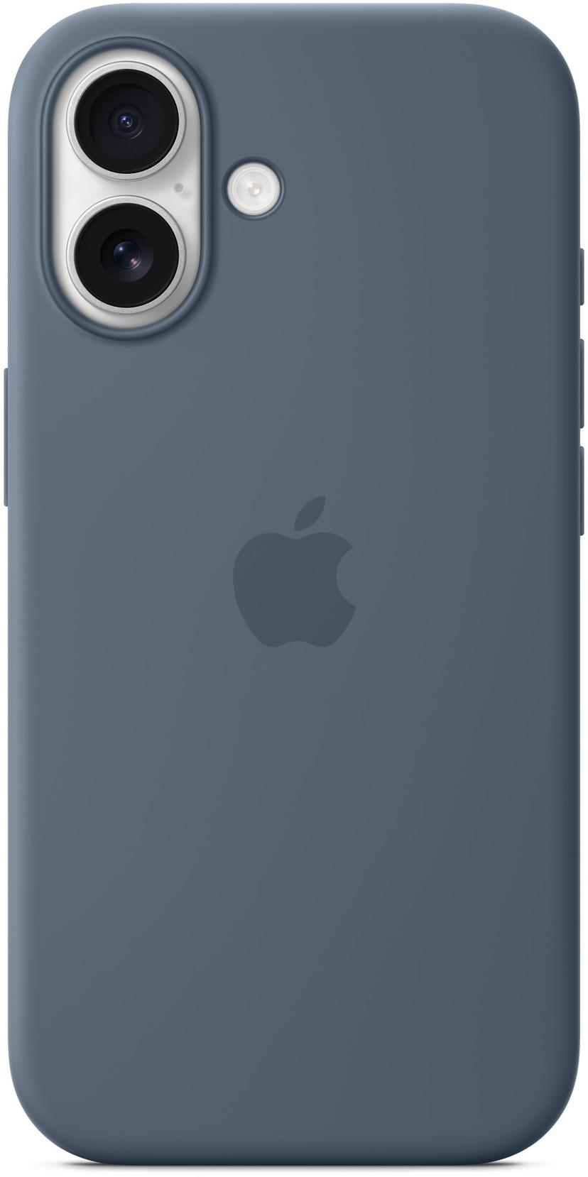 Apple Silicone Case With MagSafe iPhone 17 Blå
