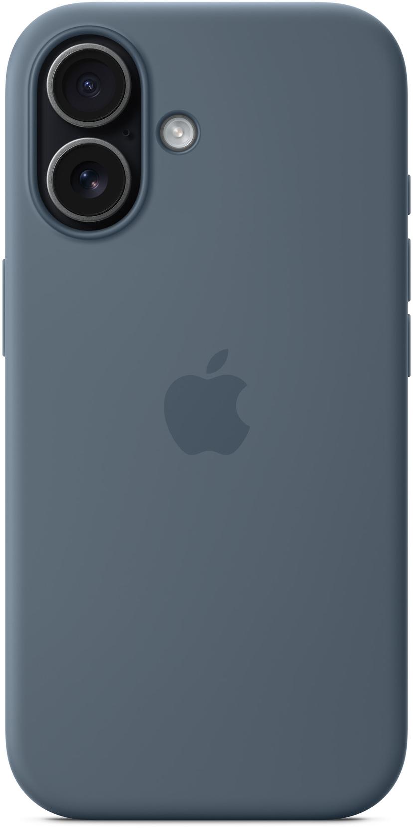 Apple Silicone Case With MagSafe iPhone 17 Blå