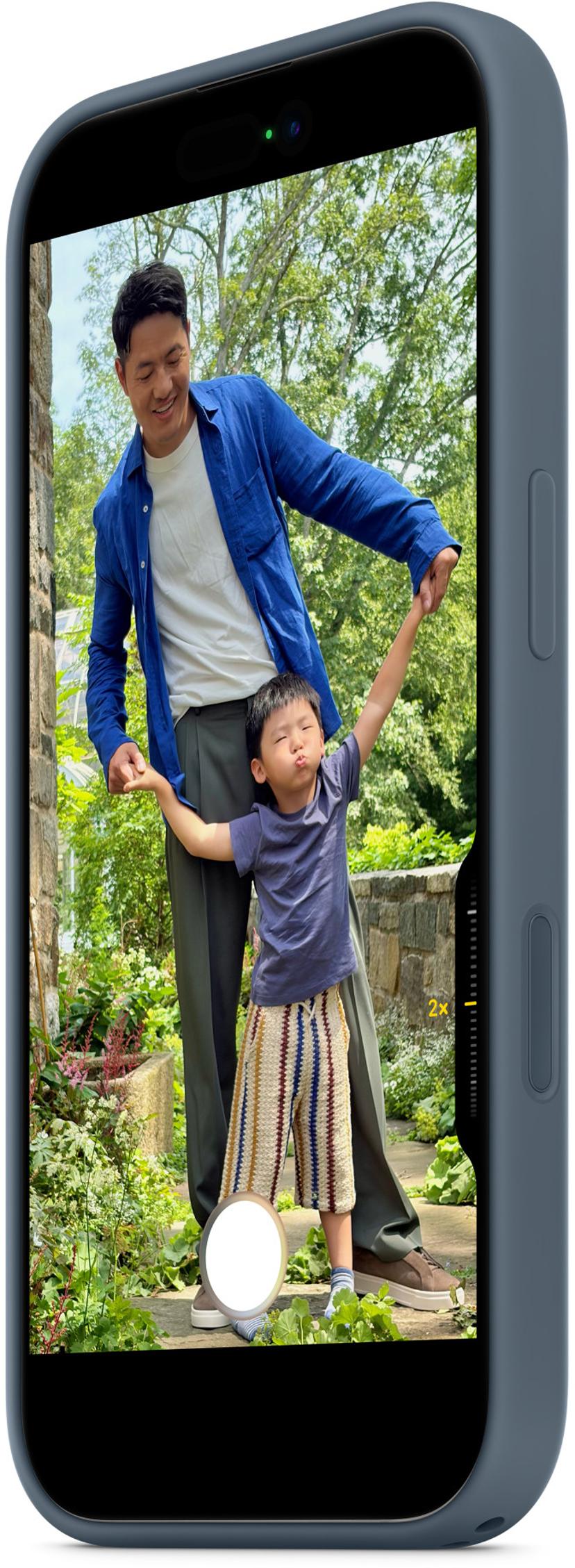 Apple Silicone Case iPhone 17 Sininen