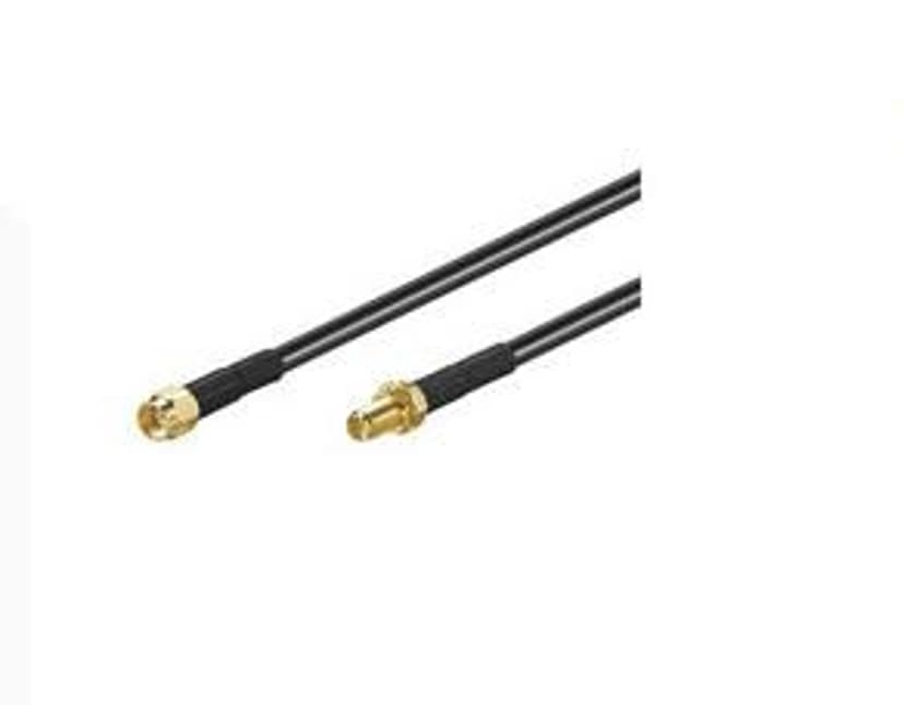 Microconnect Antenneforlengelseskabel RP-SMA RP-SMA 2m Svart
