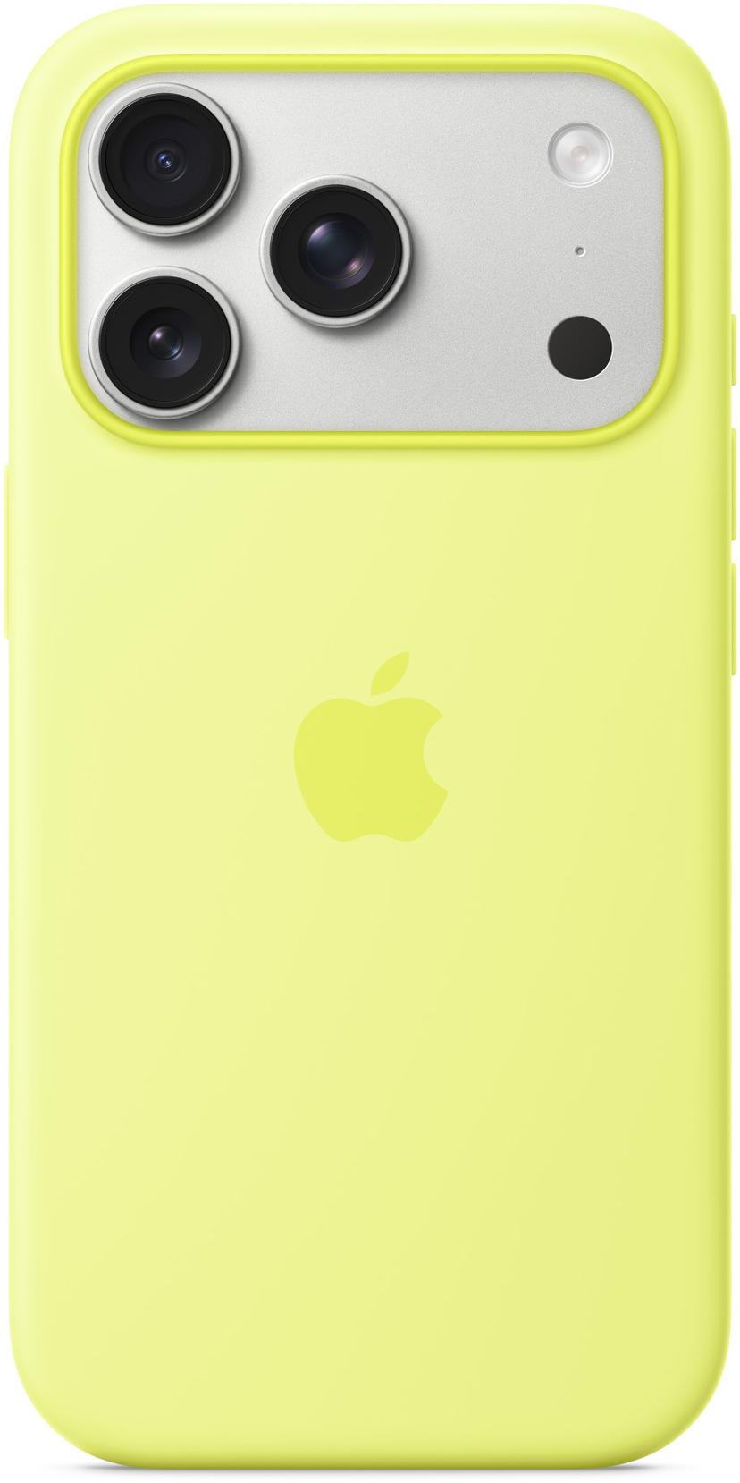 Apple Silicone Case iPhone 17 Pro Keltainen