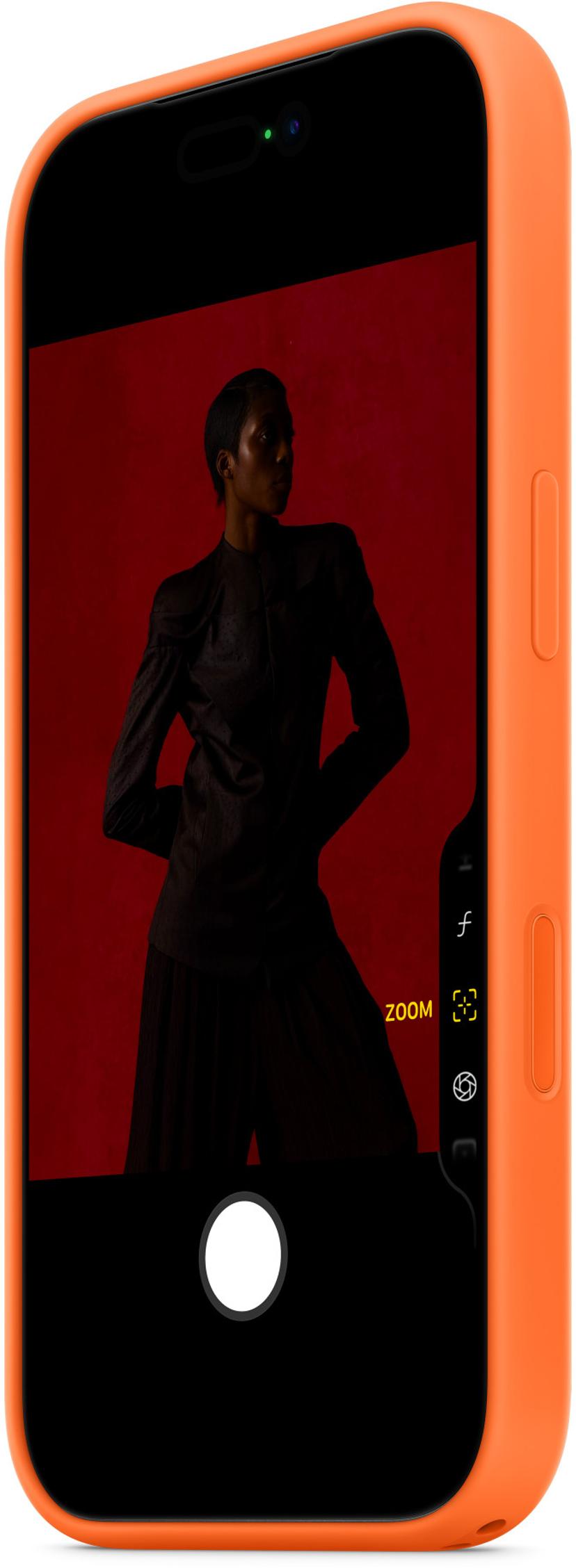 Apple Silicone Case iPhone 17 Pro Oranssi